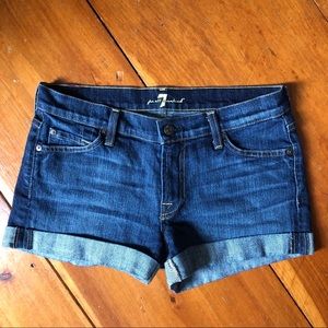 7 For All Man Kind Denim Shorts